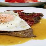 Bife da Vazia com Vinho do Porto