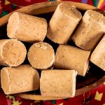 Queijo panado com Compota de Cebola Roxa