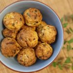 Bolinho recheado com milho