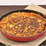 Torta de presunto e queijo de frigideira